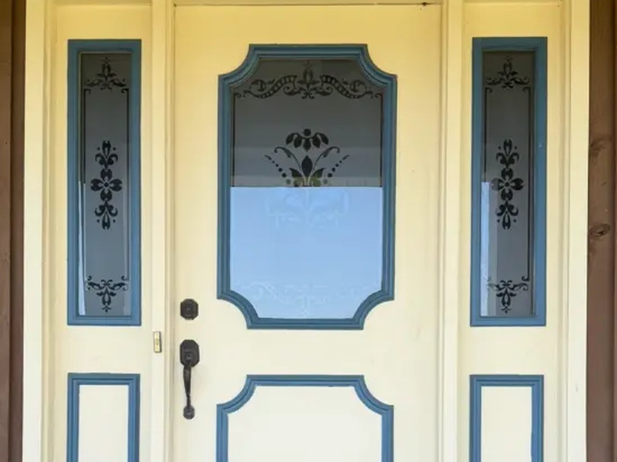 Front Door Prep & Repaint — after